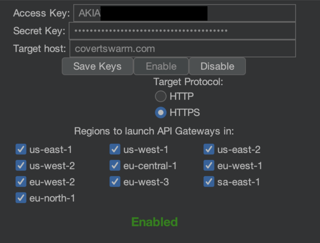 AWS API Gateway IP Ranges